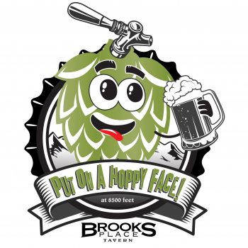 Brooks Place Tavern, Put on a Hoppy Face logo
